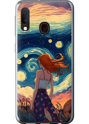 Чохол на samsung galaxy a20e a202f дівчина арт