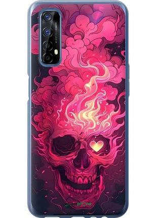 Чехол на realme 7 череп арт риалми 7
