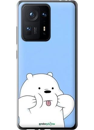 Чехол на xiaomi mix 4 милый мишка сяоми микс 4