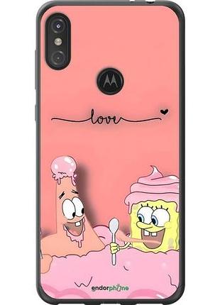 Чехол на motorola one power спанч боб, sponge bob моторола ван повер