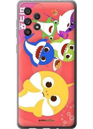 Чехол на samsung galaxy a73 a736b бейби шаркс