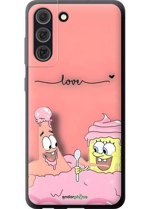 Чехол на samsung galaxy s21 fe спанч боб, sponge bob самсунг с21 фе