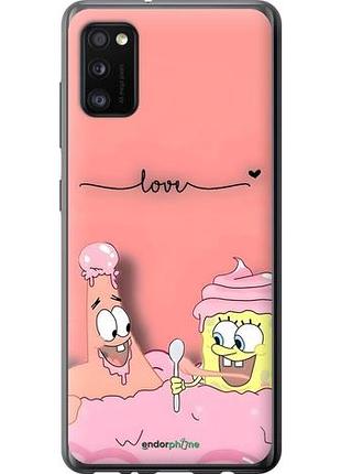 Чехол на samsung galaxy a41 a415f спанч боб, sponge bob самсунг а41 а415ф