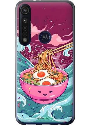 Чехол на motorola g8 plus рамен моторола г8 плюс
