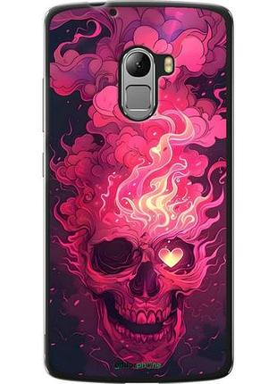 Чехол на lenovo a7010 череп арт