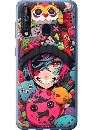 Чехол на samsung galaxy a60 2019 a606f аниме парень самсунг а60 2019 а606ф