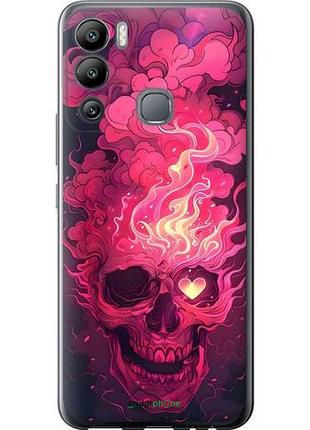 Чехол на infinix hot 12i череп арт инфикс хот 12и