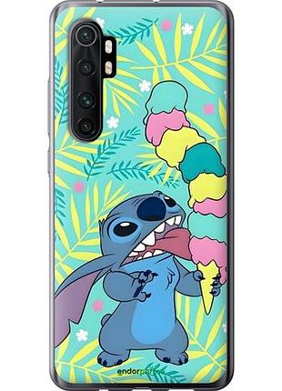 Чехол на xiaomi mi note 10 lite стич сяоми ми ноут 10 лайт