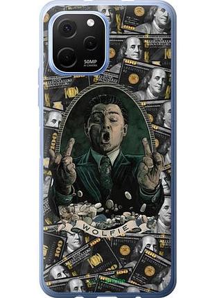 Чехол на huawei nova y61 дикаприо – волк с уолл-стрит хуавей нова у61