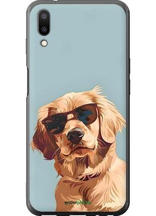Чехол на meizu e3 пес в очках мейзу е3