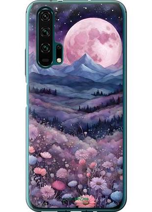 Чехол на huawei honor 20 pro ночь луна арт хуавей хонор 20 про