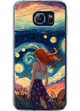 Чехол на samsung galaxy s6 g920 девушка арт самсунг с6 г920