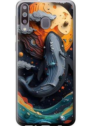 Чехол на samsung galaxy m30 кит в космосе самсунг м30