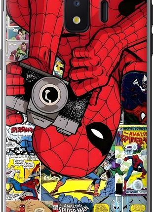 Чехол на samsung galaxy j2 core человек паук, spiderman 2 самсунг й2 кор 2