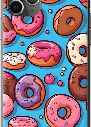 Чехол на iphone 11 pro max пончики айфон 11 про макс