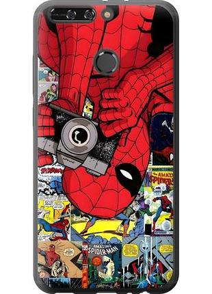 Чехол на huawei honor v9 / honor 8 pro человек паук, spiderman 2 хуавей хонор в9 / хонор 8 про 2