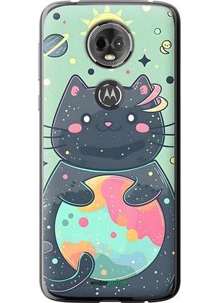 Чохол на motorola moto e5 plus милий котик