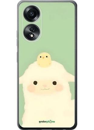 Чехол на oppo a58 4g барашек и ципленок оппо а58 4г