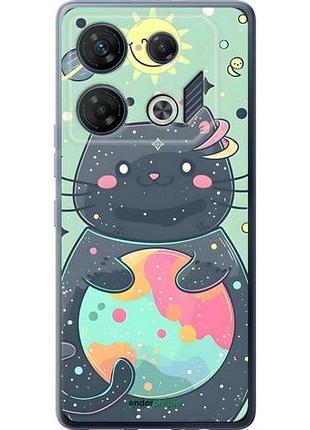 Чехол на infinix gt 10 pro милый котик инфикс гт 10 про