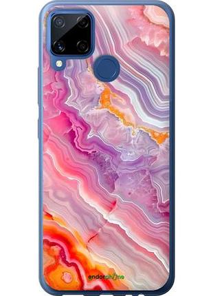 Чехол на realme c15 мрамор 2 риалми с152