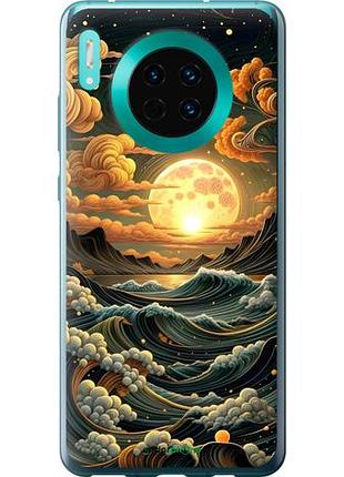 Чехол на huawei mate 30 арт волны хуавей мейт 30