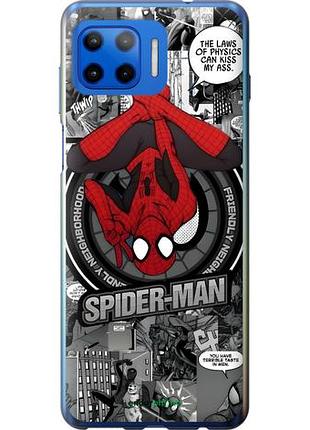 Чехол на motorola moto g plus человек паук, spiderman моторола мото г плюс