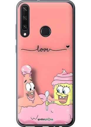Чехол на huawei y6p спанч боб, sponge bob хуавей у6p