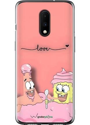 Чехол на oneplus 7 спанч боб