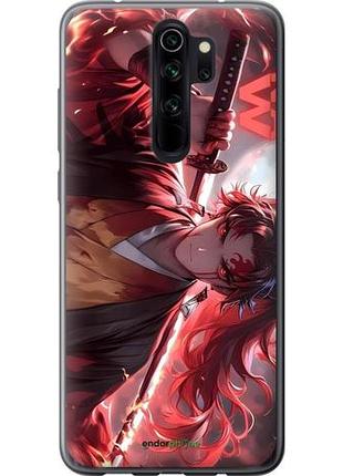 Чехол на xiaomi redmi note 8 pro аниме самурай сяоми редми ноут 8 про
