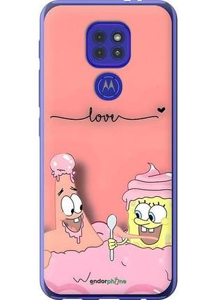Чохол на motorola g9 play спанч боб