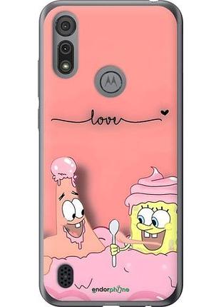 Чехол на motorola e6i спанч боб, sponge bob моторола е6и