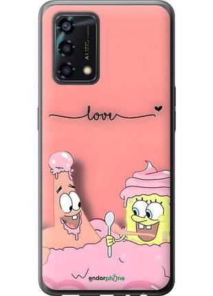 Чехол на oppo a95 спанч боб, sponge bob оппо а95