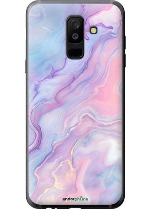 Чехол на samsung galaxy a6 plus 2018 нежный мрамор самсунг а6 плюс 2018