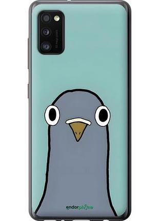 Чехол на samsung galaxy a41 a415f голубь самсунг а41 а415ф