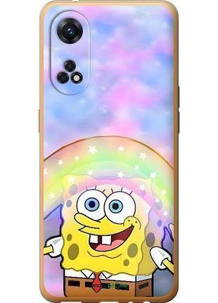 Чехол на oppo reno8 t спанч боб, sponge bob оппо рено8 т