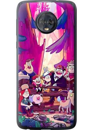 Чехол на motorola moto g6 plus гравити фолз