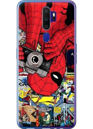 Чехол на oppo a5 2020 человек паук, spiderman 2 оппо а5 2020 2