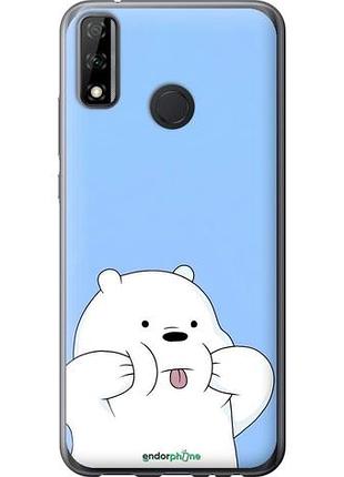Чехол на huawei p smart 2020 милый мишка хуавей п смарт 2020