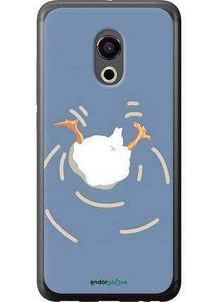 Чехол на meizu pro 6 смешная утка, гусь мейзу про 6