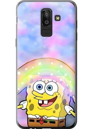 Чехол на samsung galaxy j8 2018 спанч боб, sponge bob самсунг й8 2018