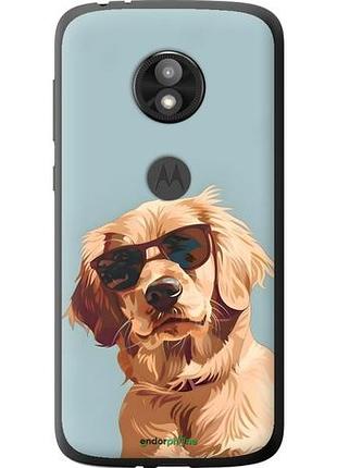 Чохол на motorola moto e5 play пес в окулярах