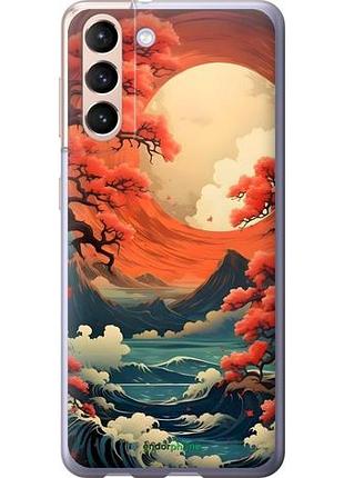 Чехол на samsung galaxy s21 природа японии самсунг с21
