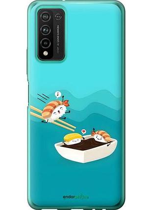 Чехол на huawei honor 10x lite суши хуавей хонор 10х лайт