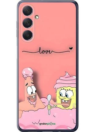 Чехол на samsung galaxy m54 спанч боб, sponge bob самсунг м54