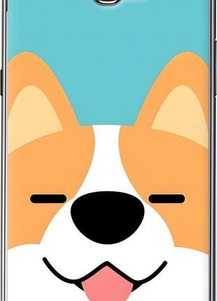 Чехол на samsung galaxy note 2 n7100 корги