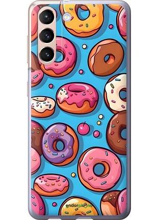 Чохол на samsung galaxy s21 пончики
