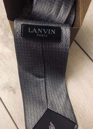 Новый галстук lanvin франция 100% шёлк8 фото