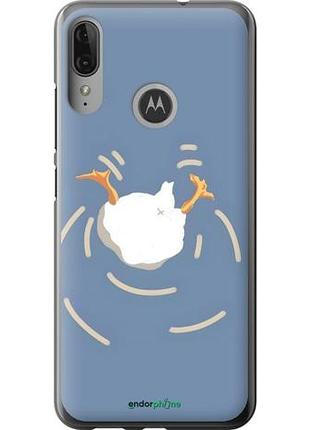 Чехол на motorola moto e6 plus смешная утка, гусь моторола мото е6 плюс