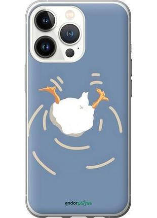 Чехол на iphone 13 pro смешная утка, гусь айфон 13 про