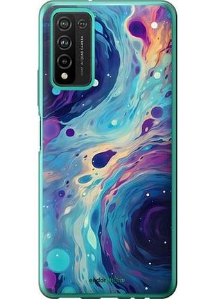 Чехол на huawei honor 10x lite арт акварель хуавей хонор 10х лайт